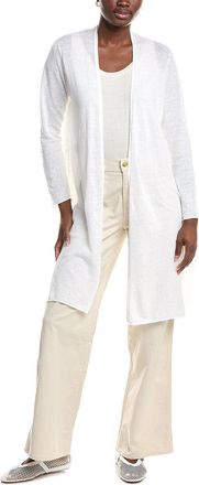 Eileen Fisher Linen-Blend Long Cardigan