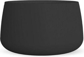 New Garden CAMELIA 80 Macetero Redondo de Interior y Exterior Para Plantas y Flores Muy Resistente al Paso del Tiempo. Hecho de Polietileno en España - Negro