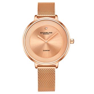 Stührling Womens Symphony 3946 Quartz 37mm Classic - Rose - One Size