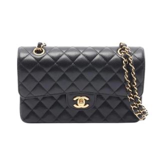 Chanel Pre-owned Vintage Schoudertas - Dames - Pre-owned - Zwart - Maat: ONE Size Leer