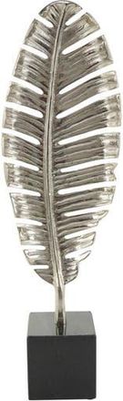 Uma Contemporary Leaf Statue in Silver at Nordstrom Rack