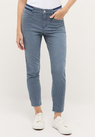 Angels 7/8-Jeans ANGELS ORNELLA SPORTY, Damen, Gr. 48, N-Gr, blau (blau used), Web, Obermaterial: 89% Baumwolle, 8% Polyester, 3% Elasthan, Jeans 7/8-Jeans