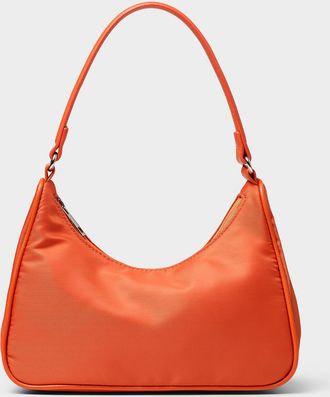 Simons Womens Luxurious fabric shoulder bag