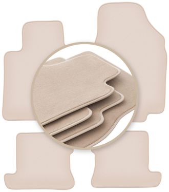 OEM Alfombrillas Beige Premium Para: Nissan Micra K12 Cc Cabrio 2003-2010