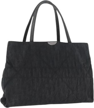 Dior Pre-owned Tote Bags, female, Black, Size: ONE SIZE Pre-owned Nylon Tote Bag