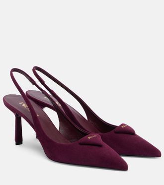 Prada バーガンディ アンクルストラップ ハイヒール　サイズ38 Prada バーガンディ アンクルストラップ ハイヒール サイズ38