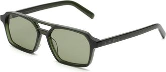 Maison Margiela Sunglasses, unisex, Green, Size: 56 MM Mask Acetate Sunglasses