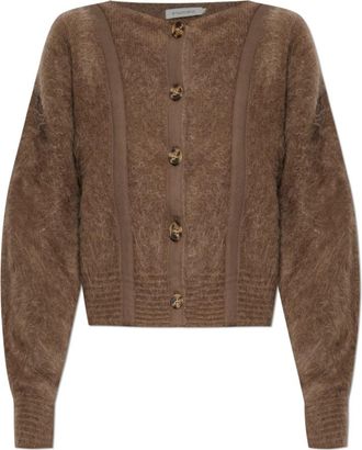 By Malene Birger Pernille Cardigan - Dames - Vesten - Bruin - S - Truien & Vesten