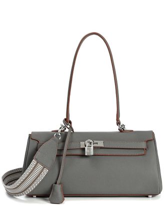 Tiffany & Fred Top-Grain Leather Shoulder Bag