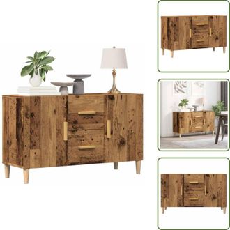 vidaXL Credenza da cucina - vidaXL Credenza Legno Antico 100x36x60 cm in Legno Multistrato - Credenza da bagno