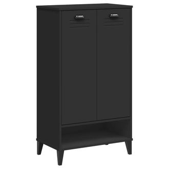 vidaXL Mueble Zapatero Viken Madera De Ingenier&iacute;a Negra Vidaxl