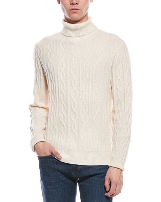 Paisley & Gray Chunky Wool-Blend Turtleneck Sweater