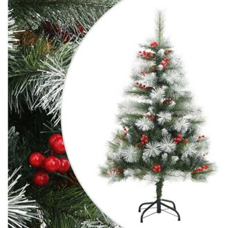 vidaXL Rbol De Navidad Artificial Con Pi&ntilde;as Y Bayas 150 Cm Vidaxl