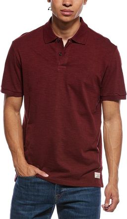 Scotch & Soda Panel Washed Slub Polo Shirt