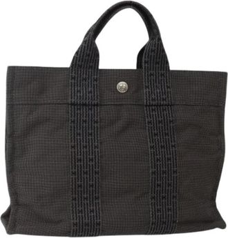Herm&egrave;s Pre-owned Fourre-tout Herline - Dames - Vintage Shopper - Grijs - ONE Size - Vintage