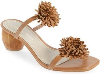 Koko + Palenki Aliza Slide Sandal in Tan Leather at Nordstrom, Size 11Us