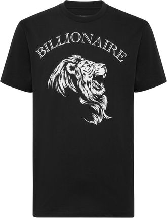 Billionaire Boys Club Embroidered Round Neck T-Shirt Lion