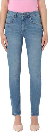 Liu Jo Dames, Jeans, Blauw, Maat: W31 Katoen