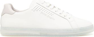 Palm Angels Palm One leather sneakers - men - Polyester/Leather/Leather/Rubber - 40 - White