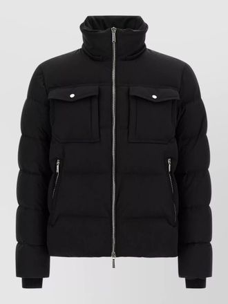 Moorer alarick hooded bomber jacket acqua series