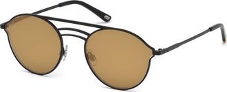 Web Eyewear Black Metal Sunglasses