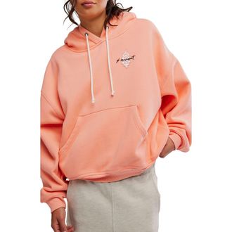 Free People FP Movement Final Call Graphic Hoodie in Fruit Punch at Nordstrom, Size X-Large