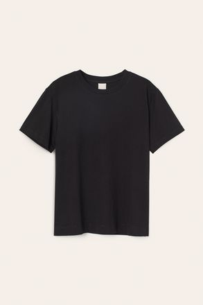 H&M T-Shirt aus Baumwolle - Schwarz