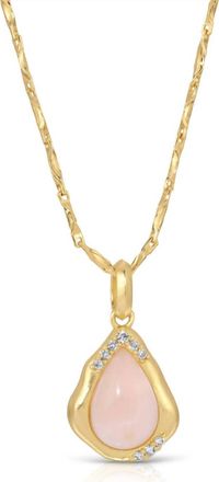 Joy Dravecky Jewelry Womens Luster Pendant Necklace In Pink Opal