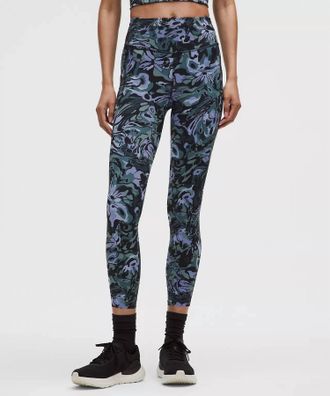 lululemon Fast & Free High Rise Tight 25 Leggings In Flower Meld