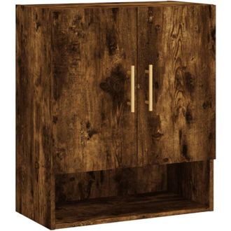 vidaXL Armario De Pared Madera De Ingenier&iacute;a Roble Ahumado 60x31x70 Cm Vidaxl
