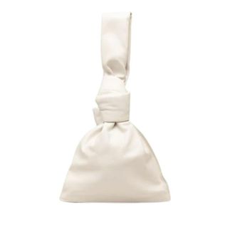 Bottega Veneta Pre-owned Clutches, female, White, Size: ONE SIZE Pre-owned BV Twist