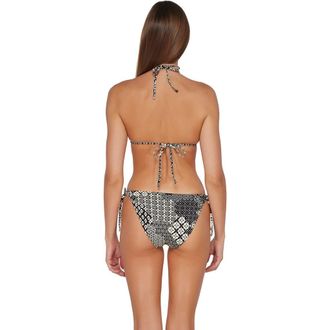 Sunsets Everlee Tie Side Bikini Swim Bottoms in Venice Seagrass Texture at Nordstrom, Size X-Small