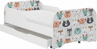OEM Cama Infantil Miki 140x70 Animales