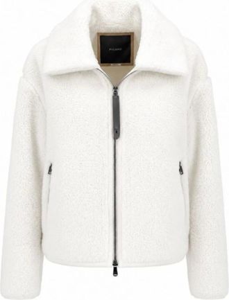 Pinko Pinko, Jassen, Dames, Wit, XS, Campsis Caban Jas