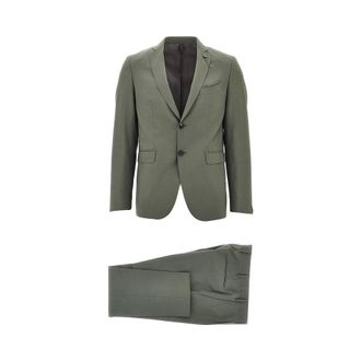 Santaniello Wool-blend single-breasted suit Man 48