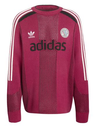 adidas Maglione Adicolor Bloke Core con logo - Rosa