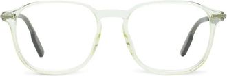 Ermenegildo Zegna keyhole bridge square-frame glasses - Green