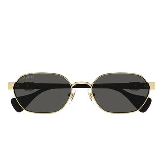 Gucci Sunglasses Gg1593 S 001 Gold/Dark Gray Unisex