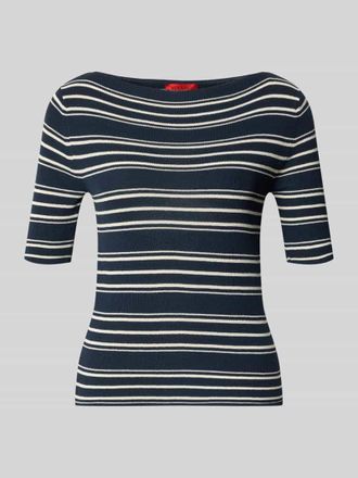 Max & Co. Slim Fit Strickpullover aus Baumwoll-Mix Modell PASATTA in Marine, Gr&ouml;&szlig;e XL