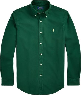 Polo Ralph Lauren Camicia in cotone a maniche lunghe - Verde