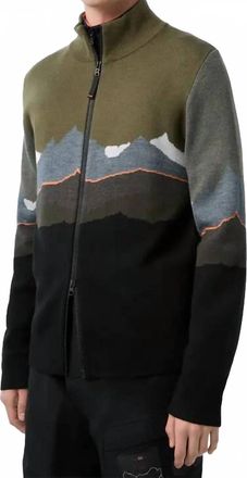 Bogner Fire + Ice Helmut Knit Layer Jacket In Grape Leaf