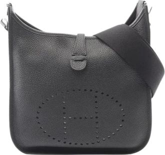 Herm&egrave;s Pre-owned Evelyne III PM Borsa a Spalla in Pelle di Vitello - - Pre-owned - Donna - Nero - ONE SIZE
