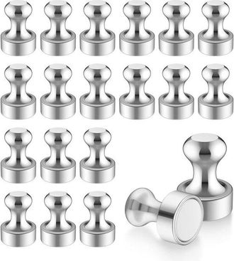 OEM 20 Chinchetas Magn&eacute;ticas - Imanes Fuertes Para Pizarras Blancas, Refrigeradores Y Accesorios De Oficina