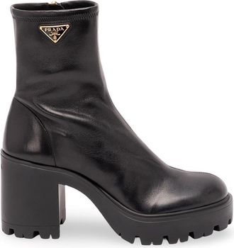 Prada Leather Booties