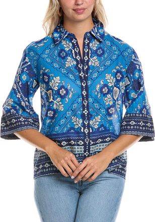 Johnny Was Kimono Sleeve Shirt