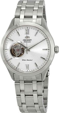 Orient Open Heart Automatic Silver Dial Mens Watch FAG03001W0