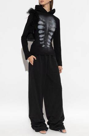 Avavav Top With Hood, Womens, Black
