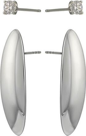 Vince Camuto Set of 2 Assorted Stud Earrings in Silver at Nordstrom Rack