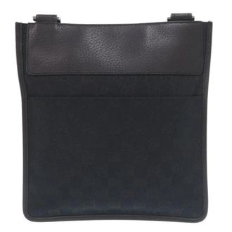 Gucci Pre-owned Vintage Schoudertas - Heren - Vintage Schoudertas - Zwart - ONE Size - Leer - Vintage