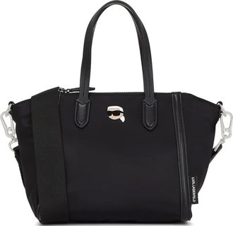 Karl Lagerfeld Borsa a tracolla con doppio manico - Nero